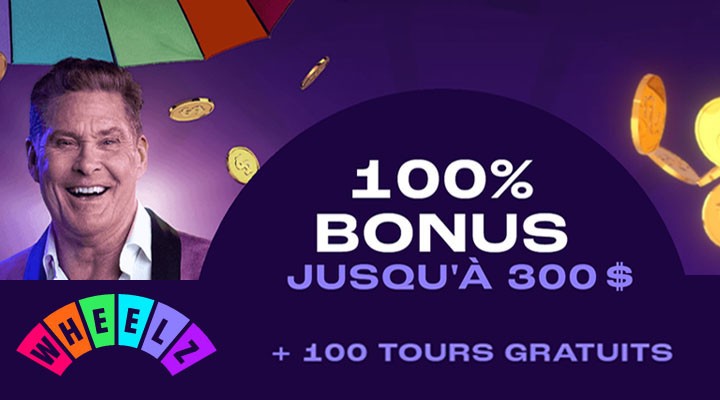 Wheelz Casino et jackpots bonus à gagner