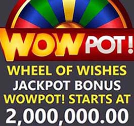 WowPot Wheel of Wishes de +2 millions