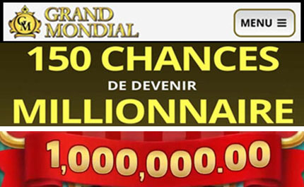 150 tours gratuits chez Grand Mondial Casino