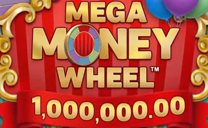 1 million à gagner au jackpot de Mega Money Wheel