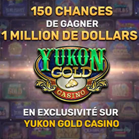 Machines à sous iPhone et iPad chez Yukon Gold Casino