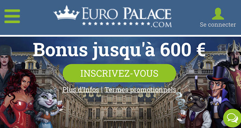 Euro Palace : casino en ligne officiel en Europe
