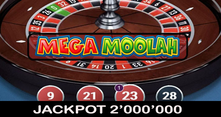 Jackpot de 2 millions à la roulette du Mega Moolah