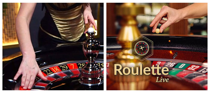 Jeux en direct à la roulette en ligne