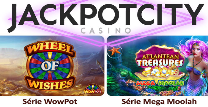 Slots séries Mega Moolah et WowPot