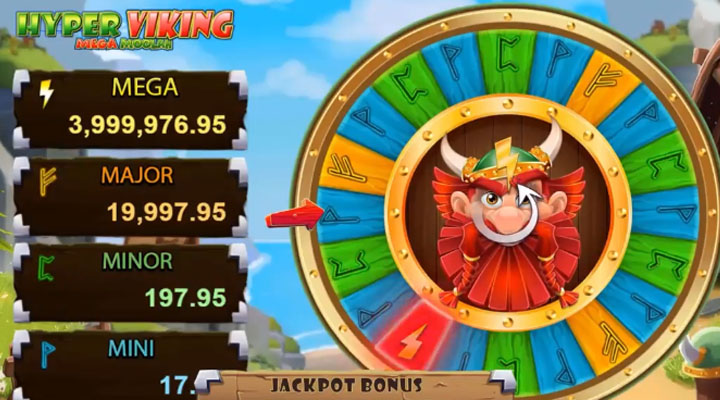 Roue bonus des jackpots