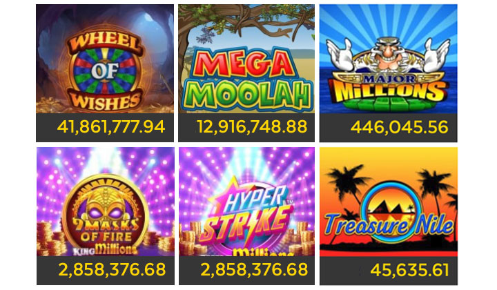 Jackpots progressifs des machines à sous Games Global